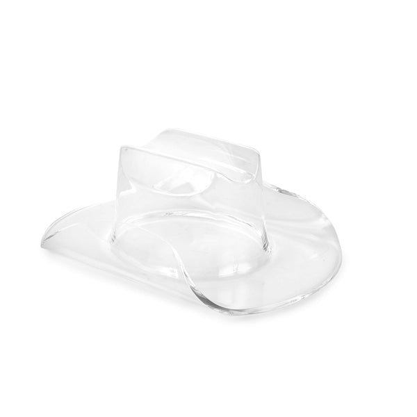 Huang Acrylic Large Clear Cowboy Hat | Perfect for Home Decor, Chips and Dip, Ice Bucket/Cooler, Fruit Bowl, Flower Vase, & More | Durable
