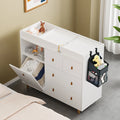 OXYLIFE 45" Baby Nursery Changing Table Dresser with 4 Drawers and Shelf for Nursery Room, White