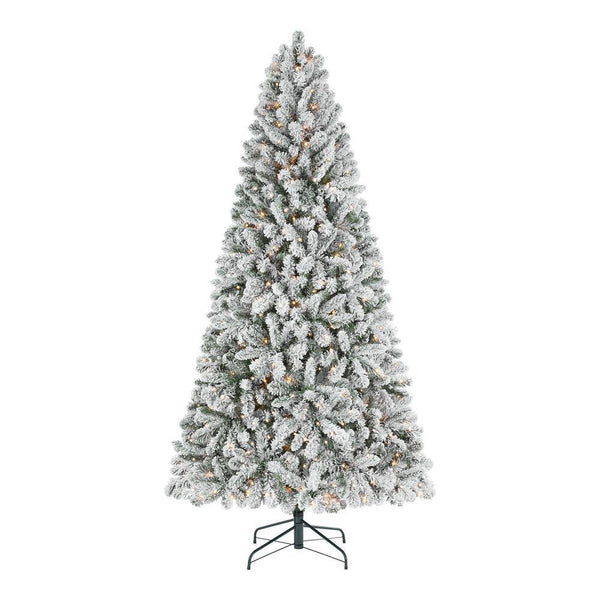 Home Accents Holiday 22GU75002 7.5 ft. Alta Flocked Christmas Tree