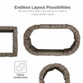 RTS Home Accents Rock Lock Raised Garden Bed Straight Rock (Pack of 2)