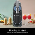 SLUSHi with RapidChill Technology. 88 oz. Frozen Drink & Slushie Machine. 5 Preset Programs. Margaritas. Frappés. and More. Premium Accents. Black. FS301