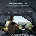 EF Ecoflow WAVE 3 Portable Air Conditioner with Add - on Battery, 1800W/6100 BTU Cooling and 2000W/6800 BTU Heating, 1000W Fast Charging in 75 Mins, 8H Wireless Running, APP Control, for Camping, Rvs
