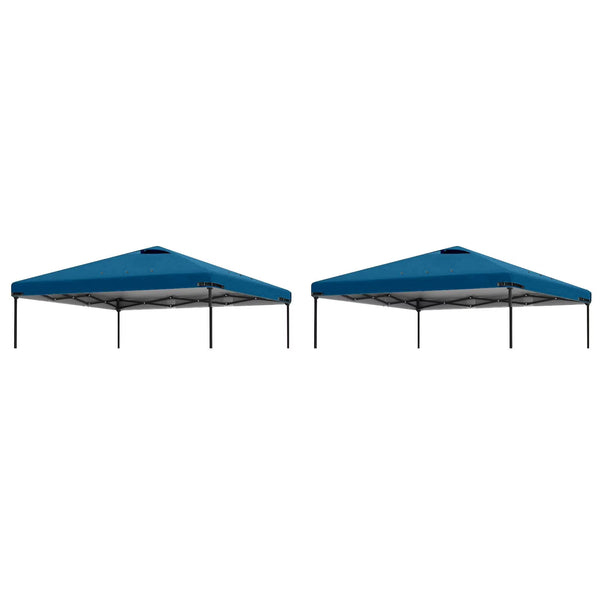 Home Decor 2pcs 10x10ft Replacement Cover Tier Gazebo Roof Sunshade Outdoor Cover Sunshade Patio Pavilion Protective Cover