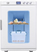 Garvee 25 L Reptile Incubator for Hatching Eggs - Portable Scientific Laboratory Incubator, Temperature Controlled 10� - - 60� - for Small Reptiles, Cooling and Heating Digital Incubator, 12V/110V Black