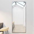BEAUTYPEAK Full Length Mirror 71"x26" Rectangle Wall Mirror Floor Mirrors for Leaning, Black