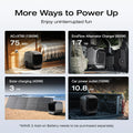 EF Ecoflow WAVE 3 Portable Air Conditioner with Add - on Battery, 1800W/6100 BTU Cooling and 2000W/6800 BTU Heating, 1000W Fast Charging in 75 Mins, 8H Wireless Running, APP Control, for Camping, Rvs