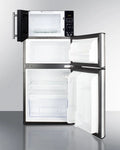 Summit Appliance 2 Door Microwave & Refrigerator - Freezer Combination with Allocator