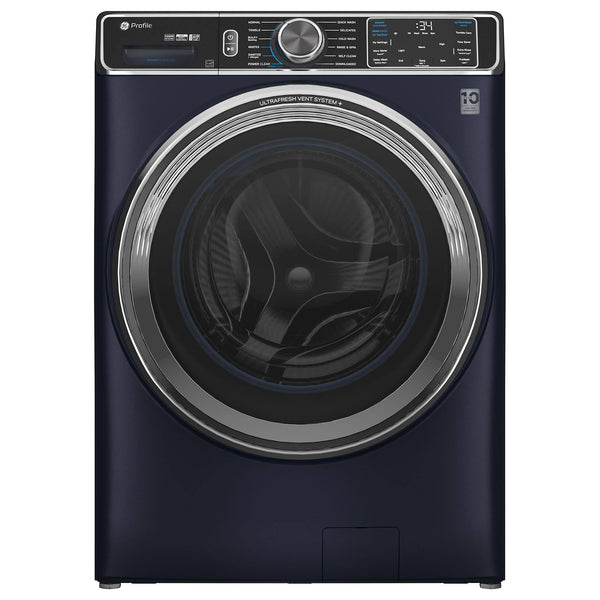 GE Appliances PFW870SPVRS Profile Capacity Smart Front Load Energy Star Washer with UltraFresh Vent System+ OdorBlock - Sapphire 5.3 Cu. ft Blue