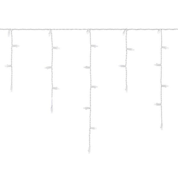 Home Accents Holiday 200 Cool White Dome LED Icicle Lights