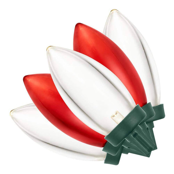 Home Accents Holiday Red and Warm White C9 LED Lights